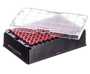 CRYO.S biobank tubes, 600µL, 2D codes, rack with 96