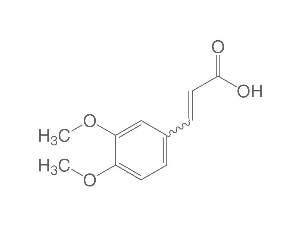3,4-Dimethoxy cinnamic acid, ROTICHROM® CHR, 5 g, glass - Luminix Health