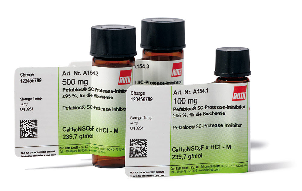 Pefabloc® SC-Protease Inhibitor, min. 95 %, for biochemistry, 100 mg, glass - Luminix Health