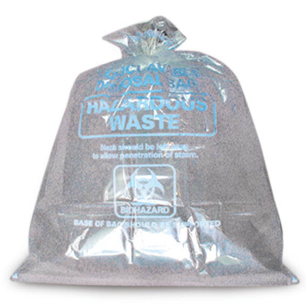 Sekuroka®-disposal bags, PP 40 µm, with Biohazard warning, W 305 x L 660 mm - Luminix Health