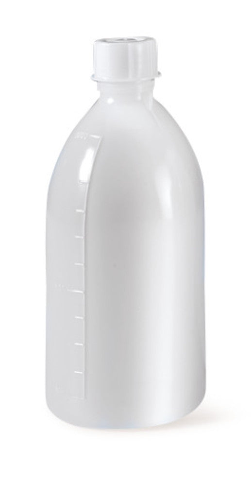 Narrow neck bottles, LDPE, graduated, 100 ml, 6 unit(s) - Luminix Health