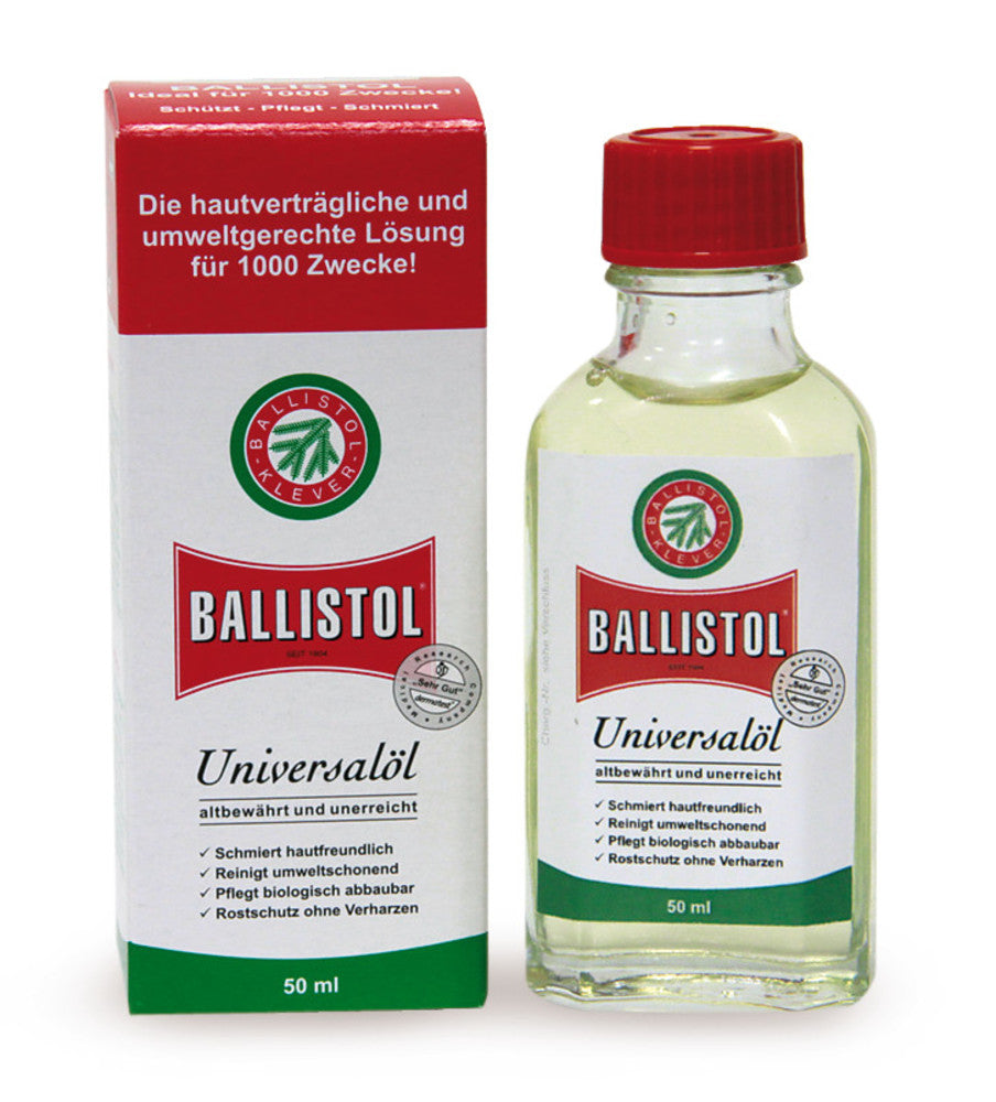 Ballistol® oil, Mildly alkaline special oil, 50 ml, glass - Luminix Health