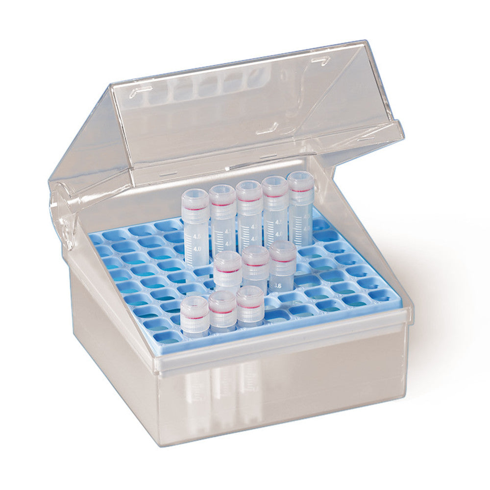 Rotilabo®-cryo storage box, 81 slots, for Ø to 13 mm, H to 93 mm, 1 unit(s) - Luminix Health