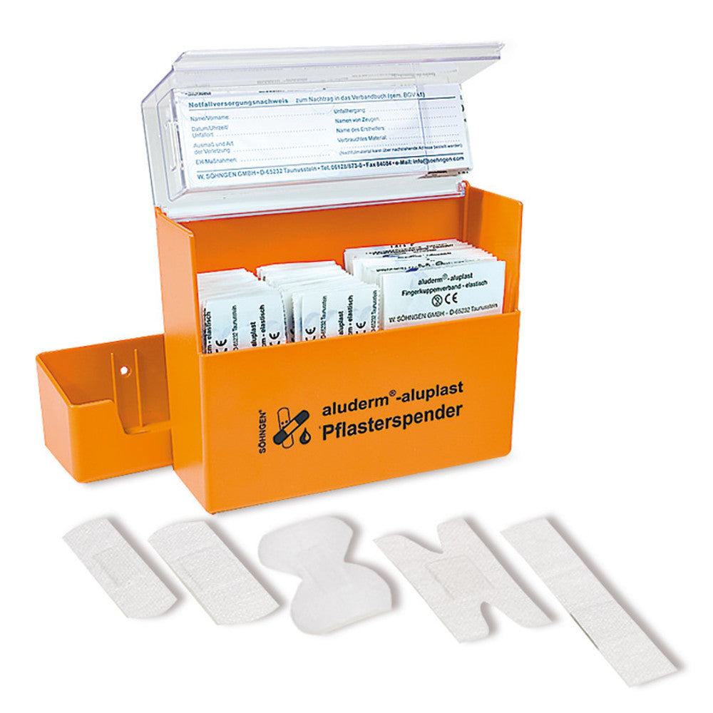 Sticky plaster disp. aluderm®-aluplast, filled, ABS-plastic, 1 unit(s) - Luminix Health