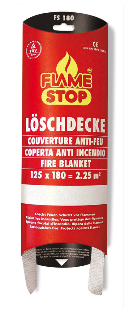 FLAME STOP fire blanket, EN 1869, 1997, L 180 x W 125 cm, 1 unit(s) - Luminix Health
