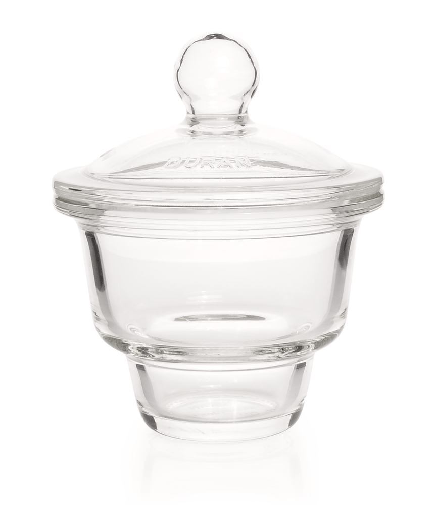 Dessicator with lid with knob, 2,4 l, DN 150, set complete underpart with lid - Luminix Health