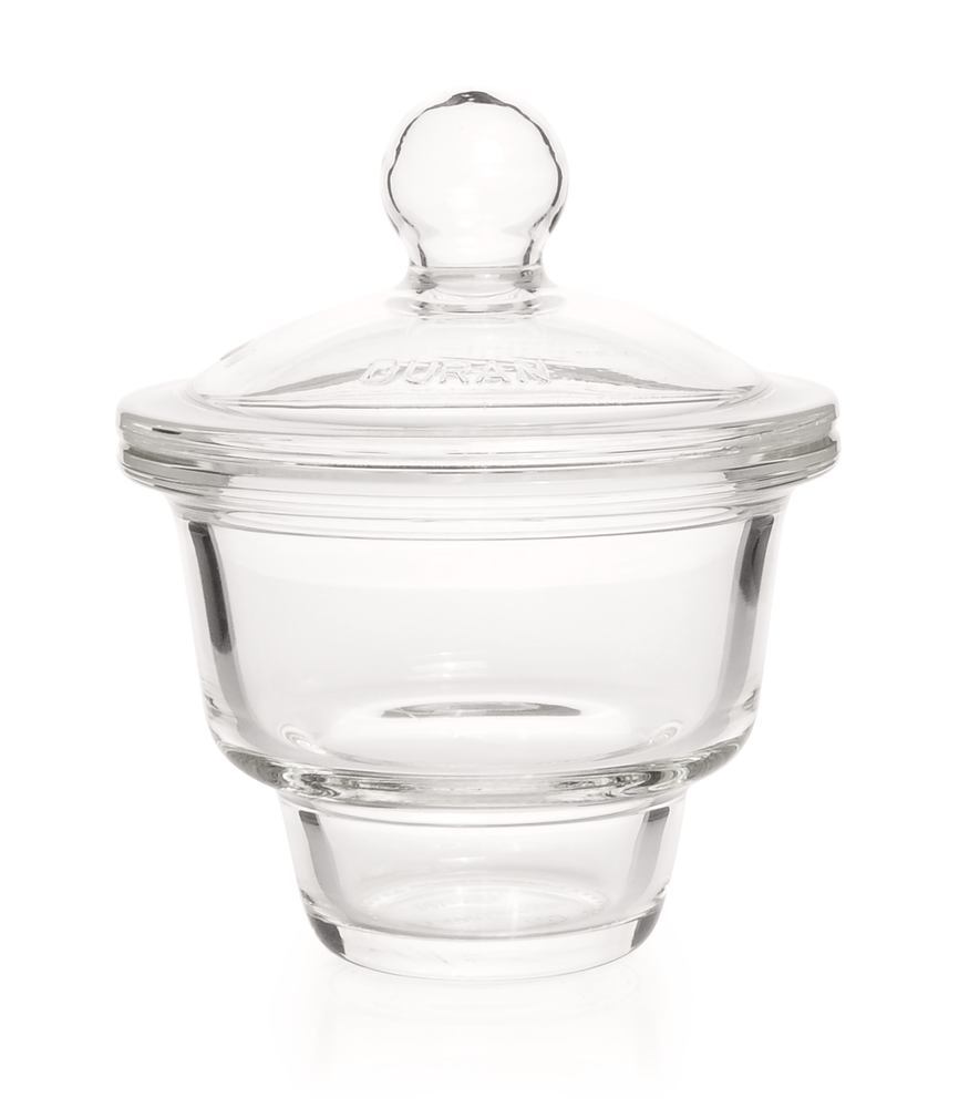 Dessicator with lid with knob, 10,5 l, DN 250, set complete underpart with lid - Luminix Health
