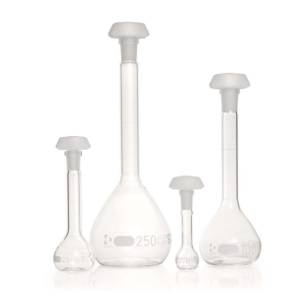 DURAN®-volumetric flask, class B, 5000 ml, white graduation, 1 unit(s) - Luminix Health
