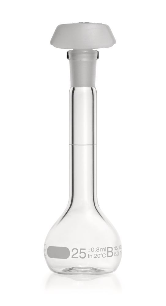 DURAN®-volumetric flask, class B, 25 ml, white graduation, 2 unit(s) - Luminix Health
