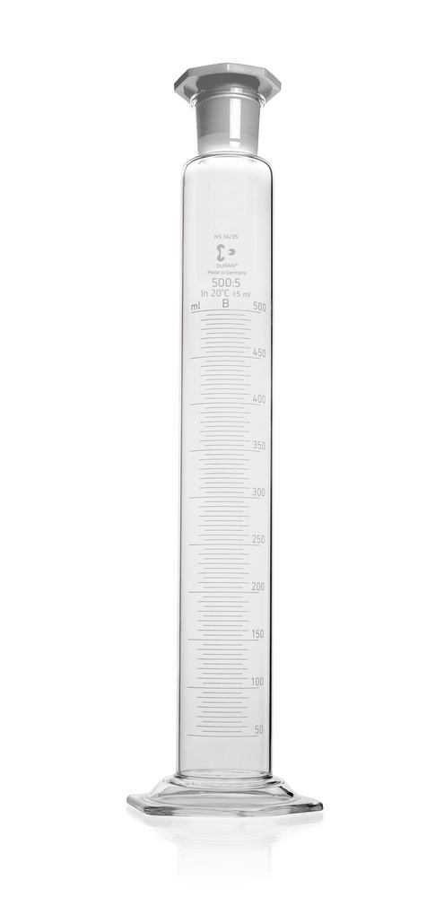 DURAN®-mixing cylinder 1000 ml, cl. B, white graduated, subdivis. 10 ml - Luminix Health