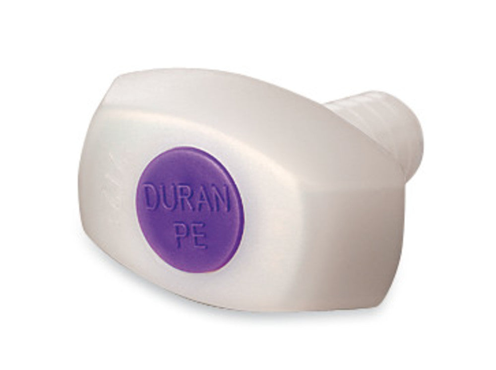 Standard ground glass joint stoppers, PE, NS 12/21, insert violet, 10 unit(s) - Luminix Health