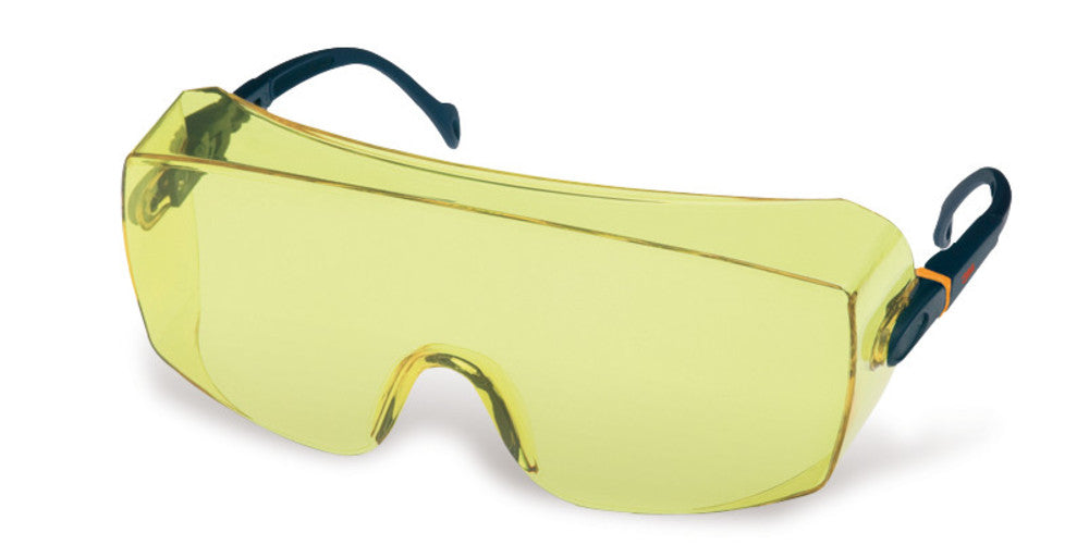 Goggles 2802 for spectacle wearers, acc. to EN 166/170, yellow lens, PC, - Luminix Health