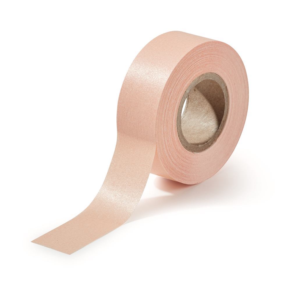 Roti®-Tape-marking tape, salmon, L 12.7 m, W 25.4 mm, inner-Ø 2.54 cm, 1 roll(s) - Luminix Health