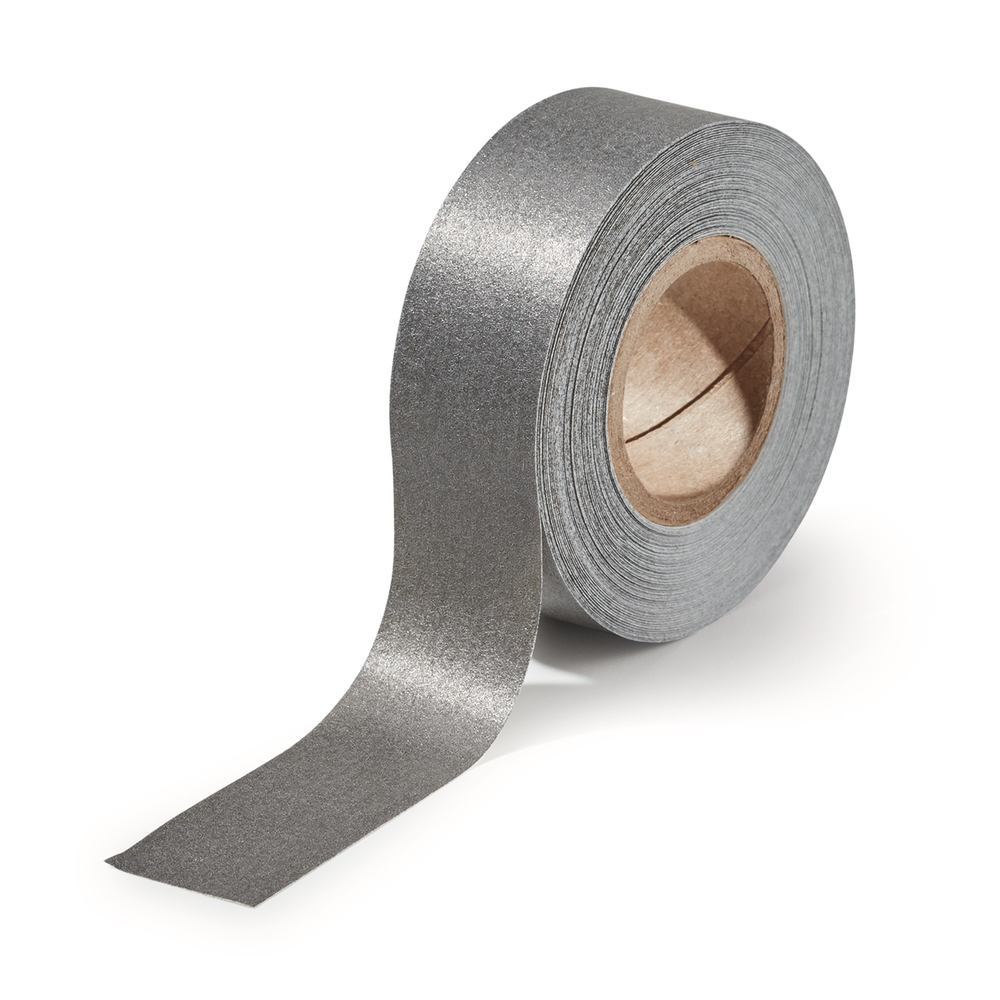 Roti®-Tape-marking tape, grey, L 12.7 m, W 25.4 mm, inner-Ø 2.54 cm, 1 roll(s) - Luminix Health