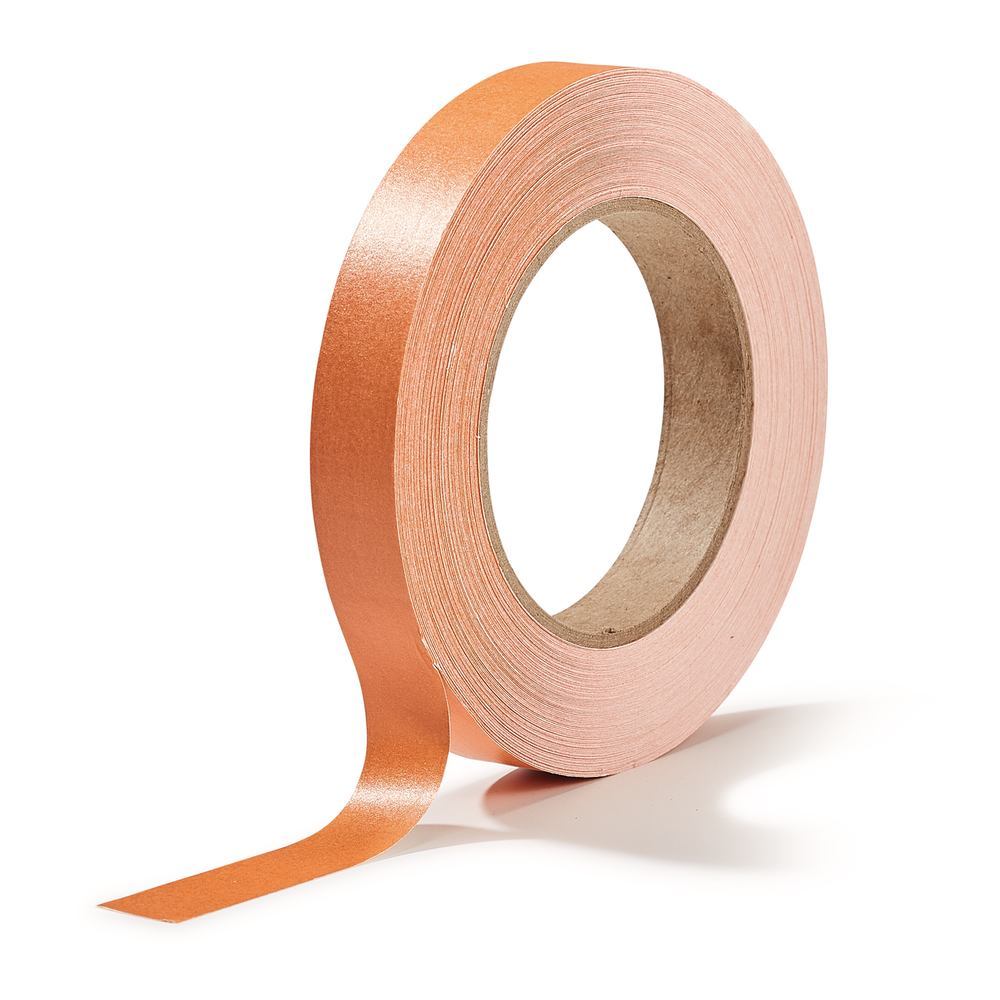 Roti®-Tape-marking tapes, copper, L 55 m, W 19.1 mm, inner-Ø 7.62 cm, 1 roll(s) - Luminix Health