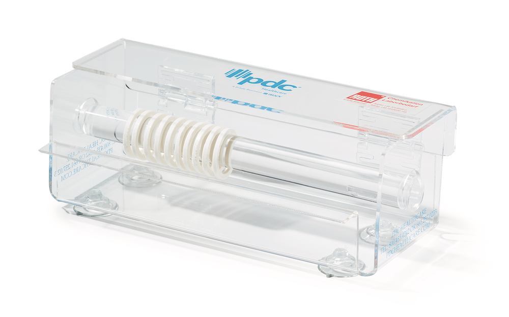 ROTI®-Tape-marking tape dispenser, acrylic glass, f. rolls of length 12.7 m - Luminix Health