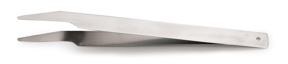 Forceps made of spring steel, blunt, length 115 mm, 1 unit(s) - Luminix Health