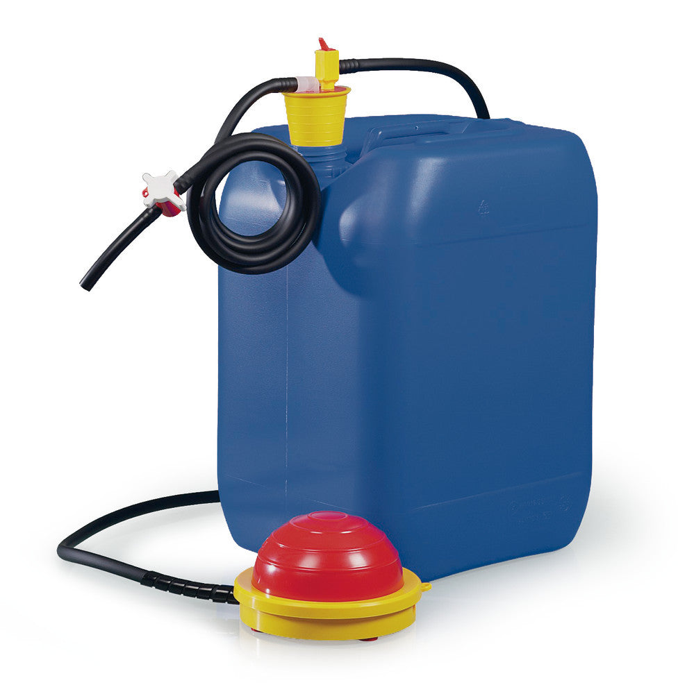 OTAL-foot pump hose with stopcock, PP, 12 l/min, for containers max.120 l - Luminix Health