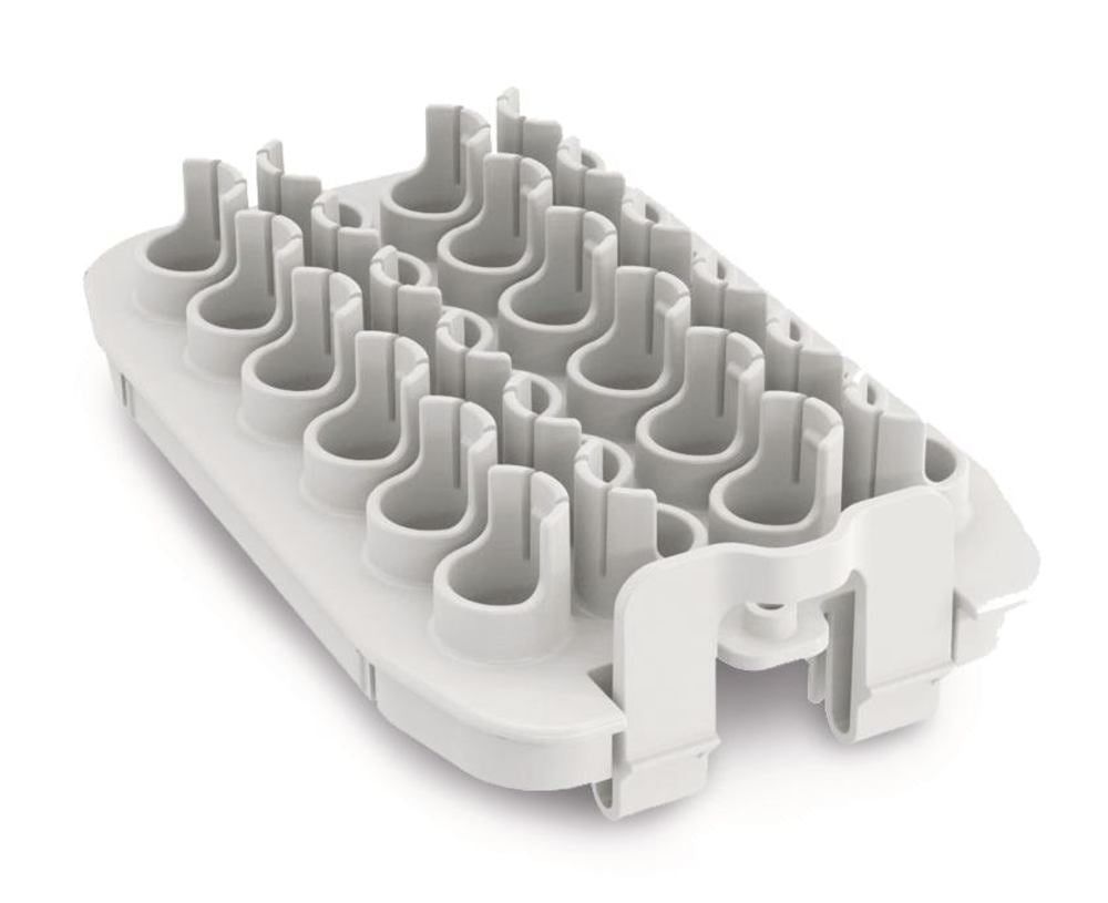 Inserts f. Trayster stand. pullout tray, for 24 test tubes 5 ml, 1 unit(s) - Luminix Health