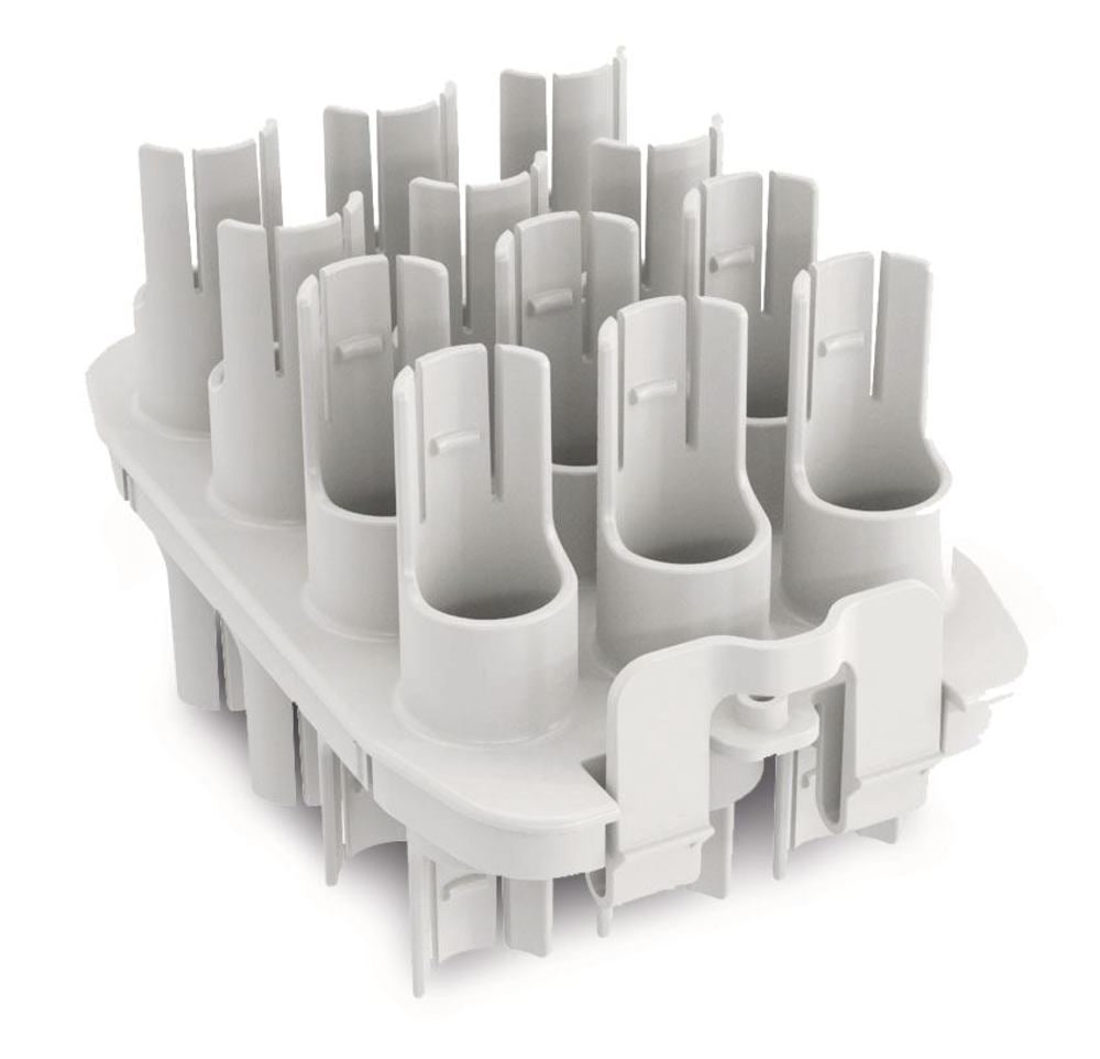 Inserts f. Trayster stand. pullout tray, for 12 centrifuge tubes 15 ml - Luminix Health