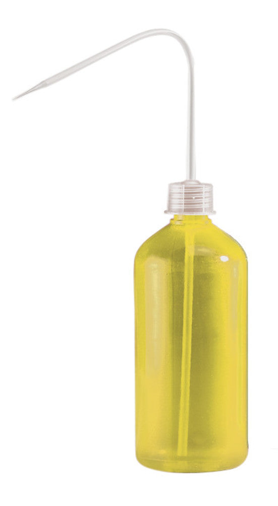 Rotilabo®-wash bottle, LDPE, yellow, 500 ml, 1 unit(s) - Luminix Health