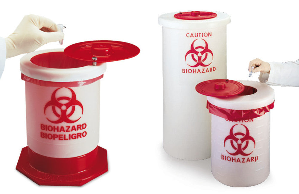 Biohazard waste collection containers, 19 l, 1 unit(s) - Luminix Health
