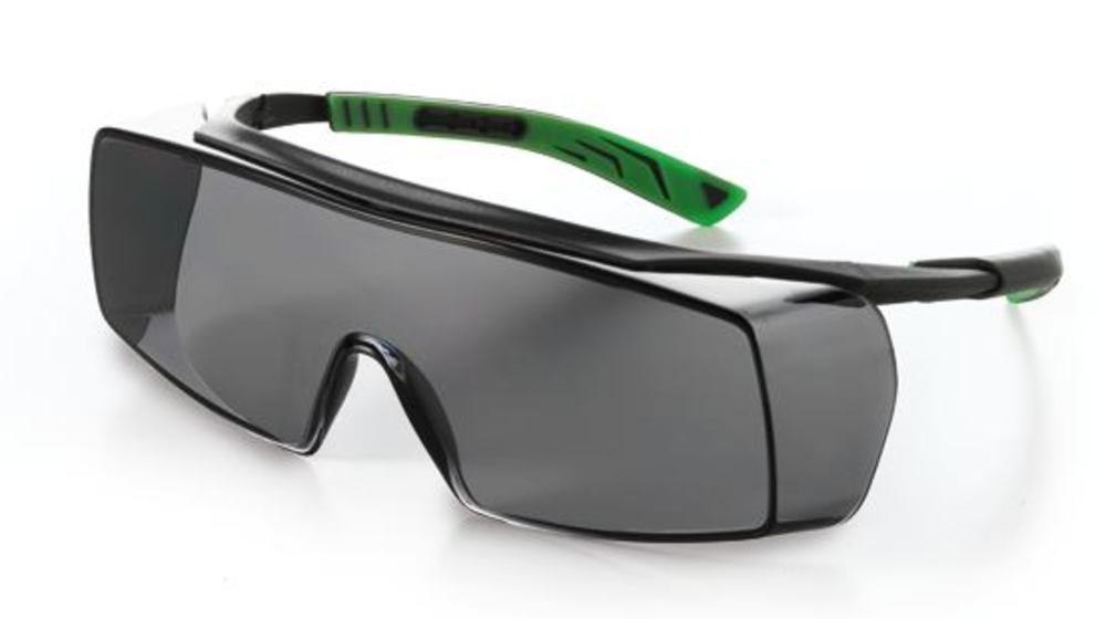 Over-goggles 5X7, lens grey, frame colour gun metal/green, 1 unit(s) - Luminix Health