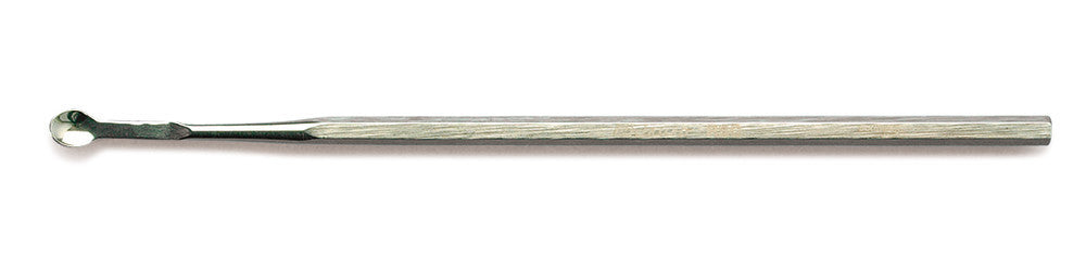 Micro-spoon spatula, stainl. steel 18/10, hexagonal handle, Ø 5 mm - Luminix Health