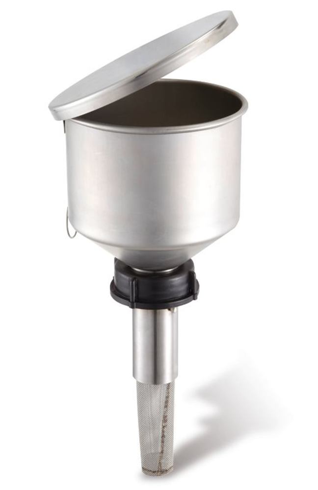 Safety funnels, Tall, DIN50 thread, with lid, , 1 unit(s) - Luminix Health