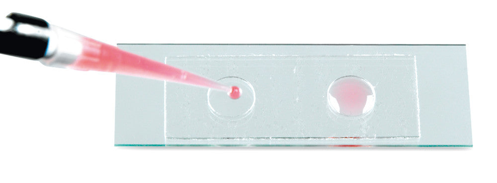 Marking films for microscope slides, 2 recesses, D 0,50 mm, 25 unit(s) - Luminix Health