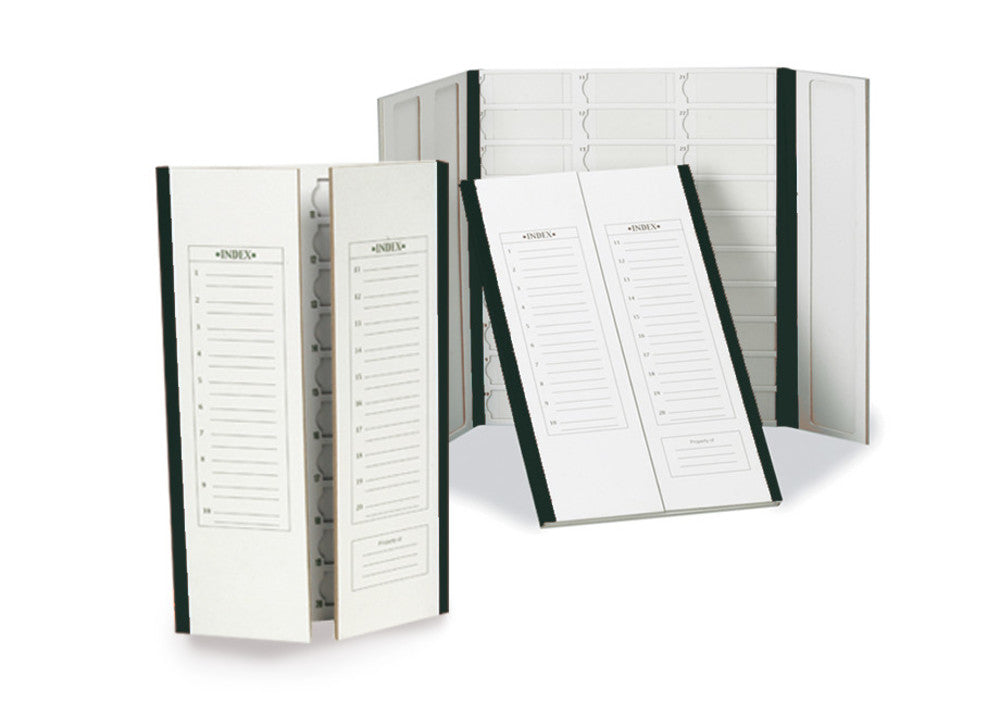 Preparation folders, black, for 20 microscope slides, 1 unit(s) - Luminix Health