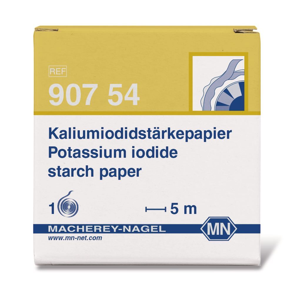 Potassium iodide starch paper to test, nitrite ions, free chlorine, 1 roll(s) - Luminix Health