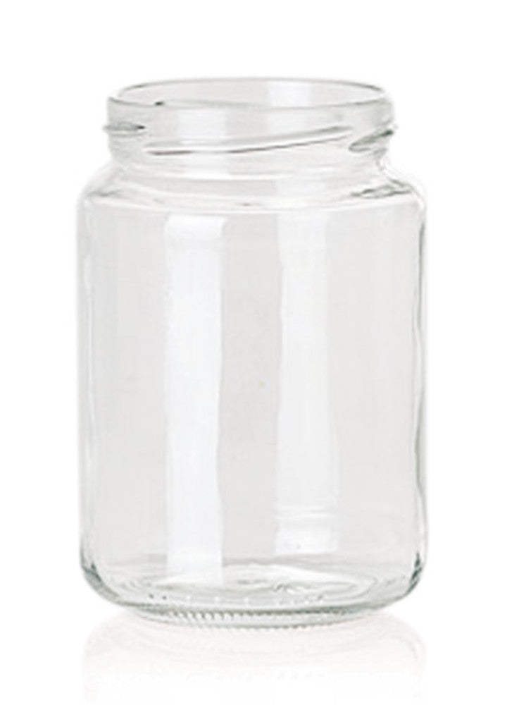 Twist-off wide mouth jars, 380 ml, 12 unit(s) - Luminix Health
