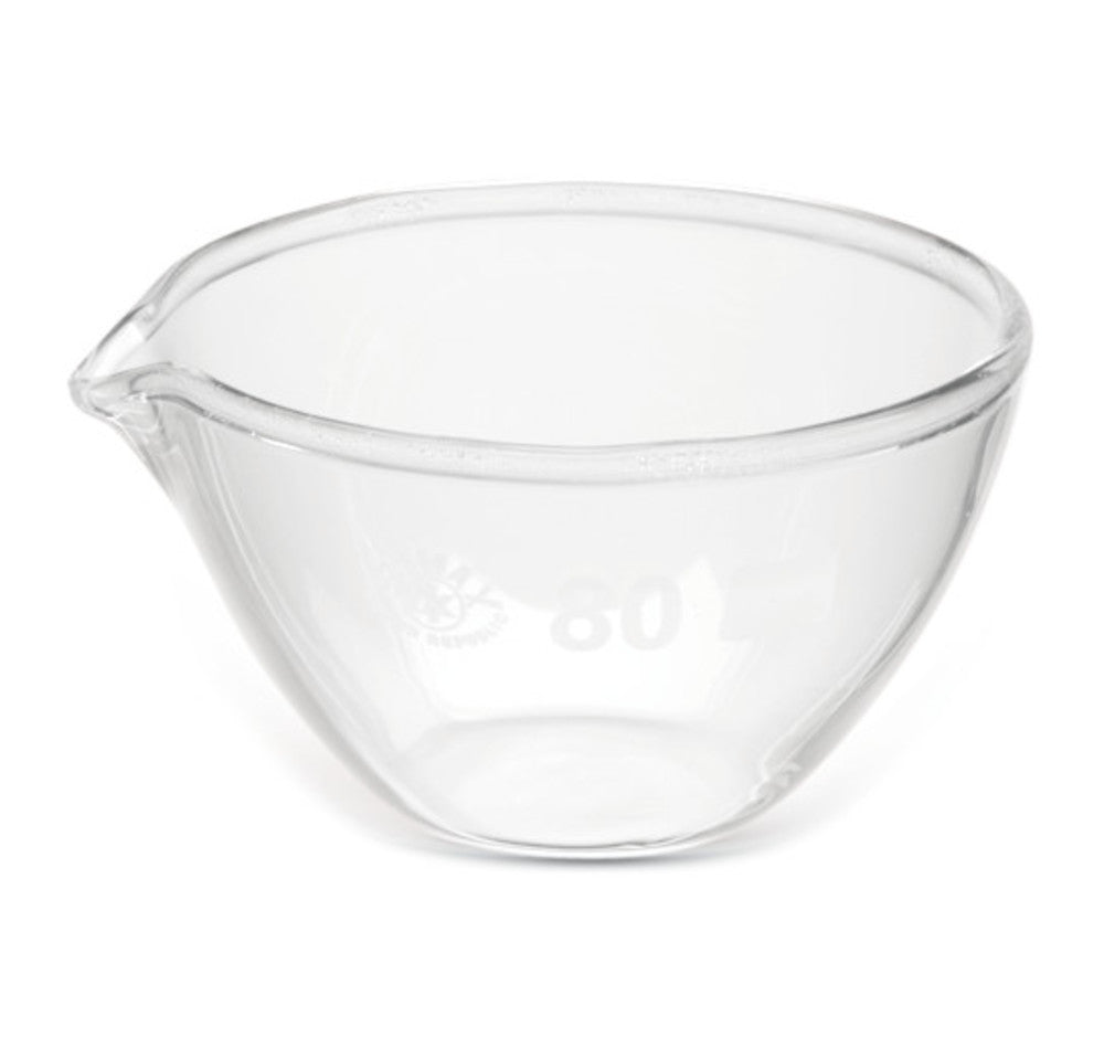 Rotilabo®-evaporating dishes, with spout, borosilicate glass, flat bottom, 15 ml - Luminix Health