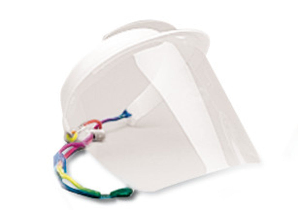 Face protection screen Polysoft, PC, white, ultra-light, 1 unit(s) - Luminix Health