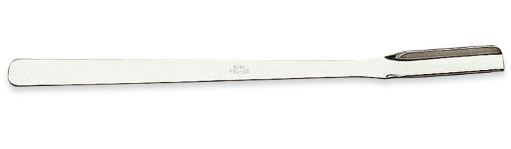 Powder spatula, stainless steel 18/10, scoop 40 x 10 mm, length 170 mm - Luminix Health
