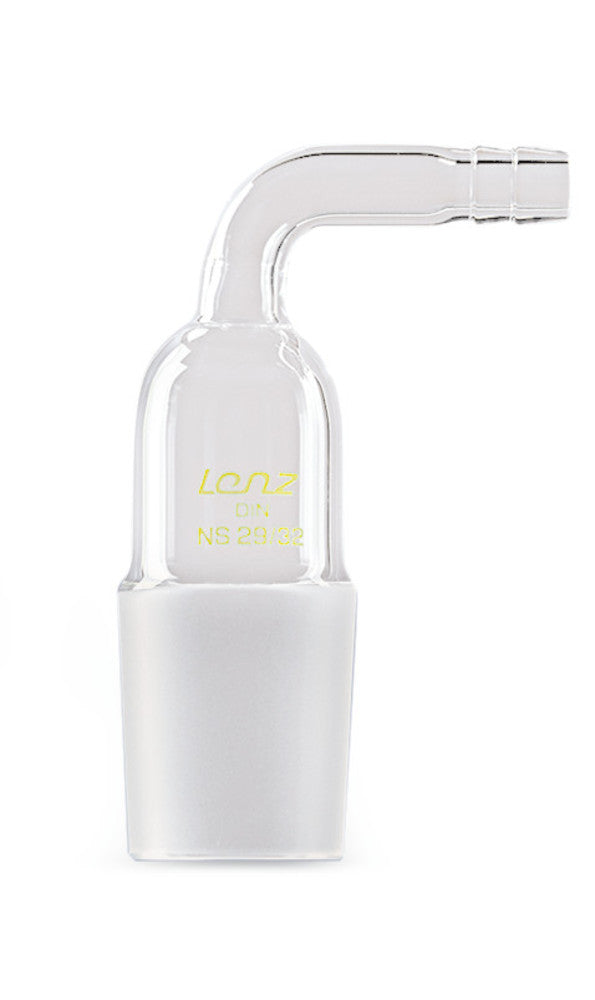 Adapter with olive, DURAN®, tubing olive bent, core 19/26, 1 unit(s) - Luminix Health