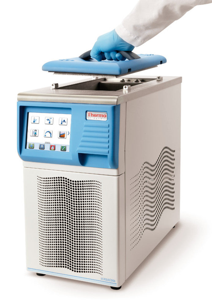 Refrigerating circulating thermostat, VersaCool 7, incl. bath lid, 2 hose con. - Luminix Health