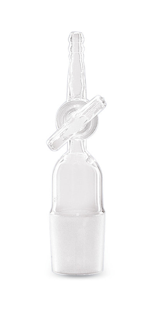 Adapter with NS-stopcock, DURAN®, tub. olive straight, core 24/29, 1 unit(s) - Luminix Health