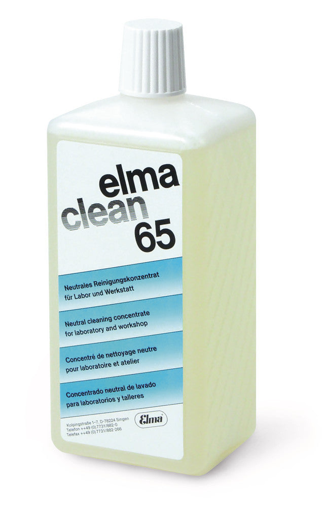 Ultrasonic cleaner Elma clean 65, Schonender Neutralreiniger, 1 l, plastic - Luminix Health