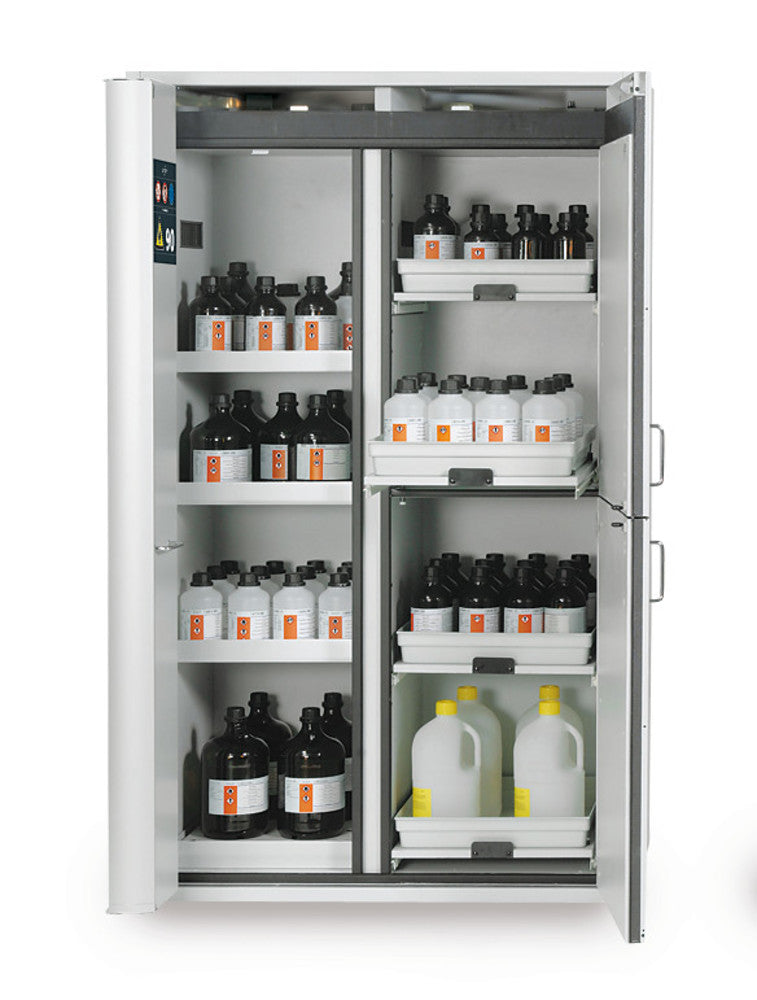 Combined safety cabinets K-PHOENIX-90, 3 shelve, 4 pull-out shelves, 1 unit(s) - Luminix Health