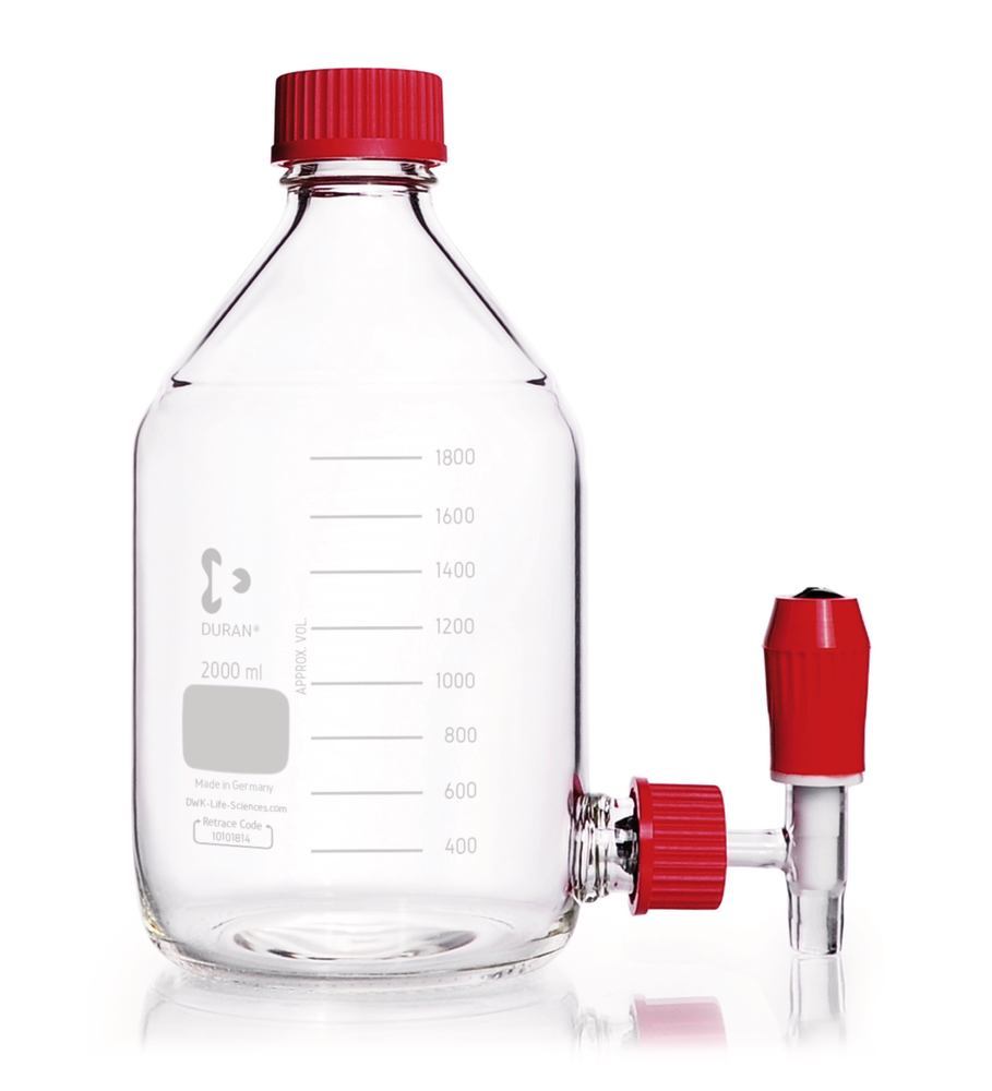 DURAN®-settling bottle 2000 ml, with GL 45 thread, 1 unit(s) - Luminix Health