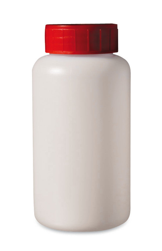 Wide-necked bottles, leakproof, HDPE, Ø 36 x H 77, 50 ml, 600 unit(s) - Luminix Health
