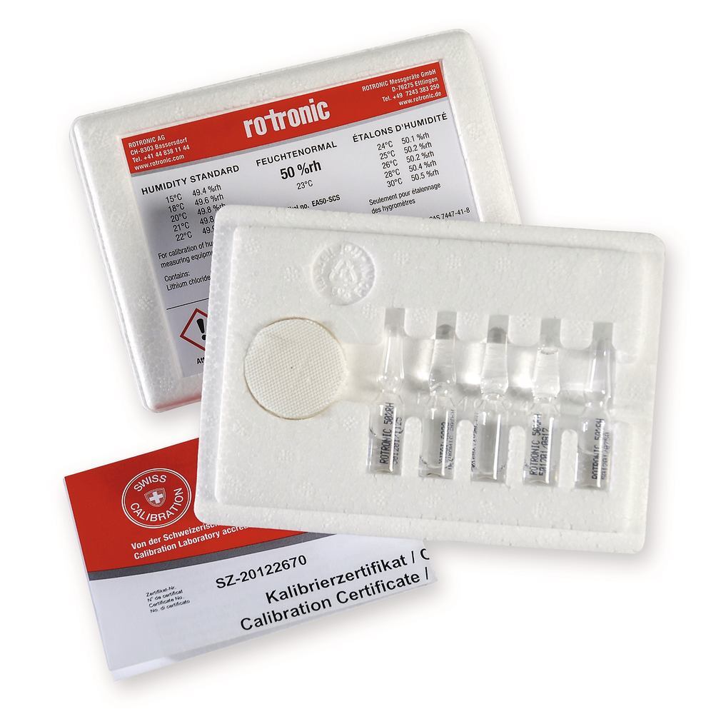Humidity standard, 80.0% RH, ± 1.2%RH, each with 5 ampoules per humidity value - Luminix Health