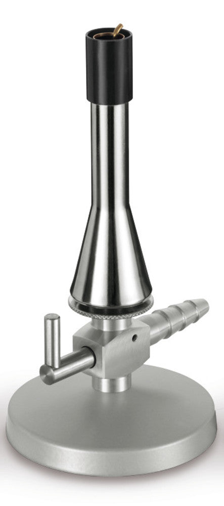 Teclu burner for propane gas, with stopcock, pilot flame and air control - Luminix Health