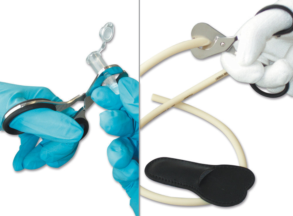 Rotilabo®-hose- and tube-cutter, stainless steel 18/10, high gloss finish - Luminix Health