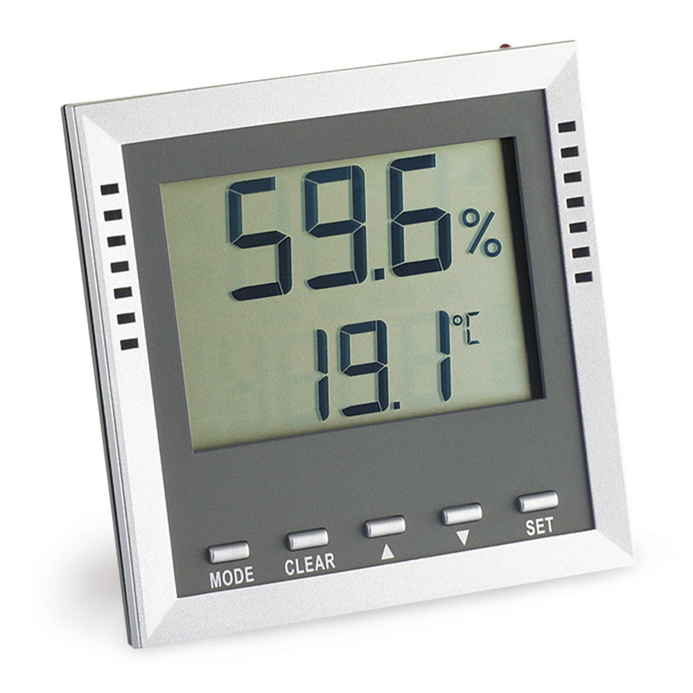 Thermohygrometer with alarm-LED, 0 - 99 % RH, -40 - +70 °C, 1 unit(s) - Luminix Health