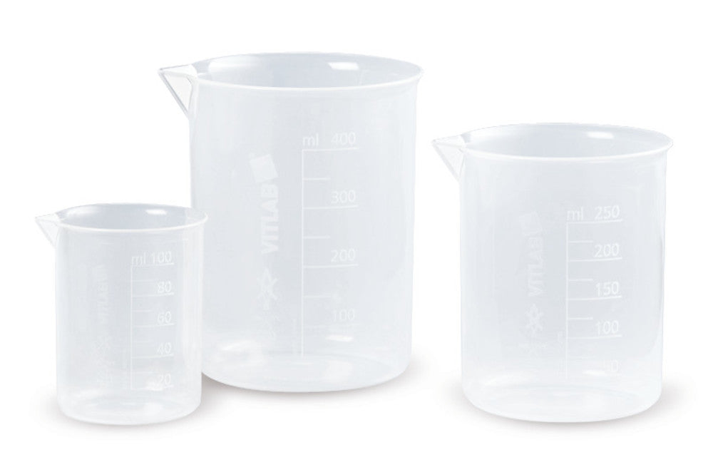 Griffin beaker, 100 ml, PP, embossed scale, 1 unit(s) - Luminix Health