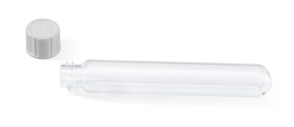 Centrifuge glasses, round bottom, 15 ml, with screw caps, 100 unit(s) - Luminix Health