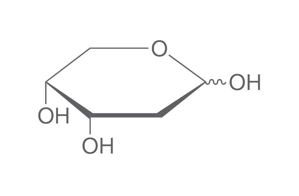 2-Deoxy-D-ribose, min. 98 %, for biochemistry, 5 g, glass - Luminix Health